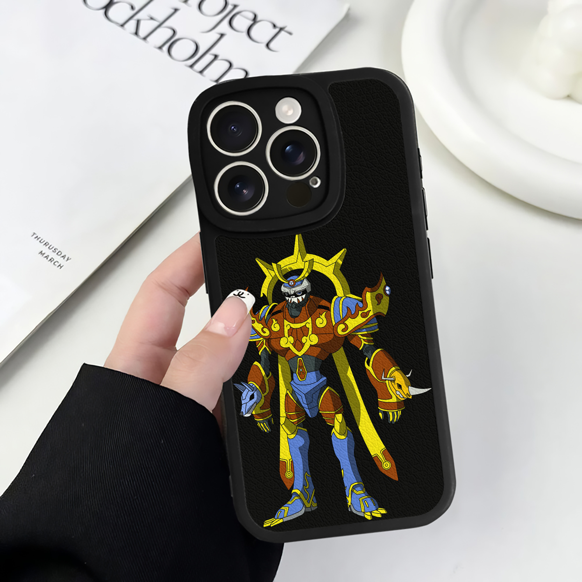（画像用） Digimon デジタルモンスター/デジモン 【iPhone 16シリーズ対応】シリコンスマホケース（レザー調） 材質：シリコン